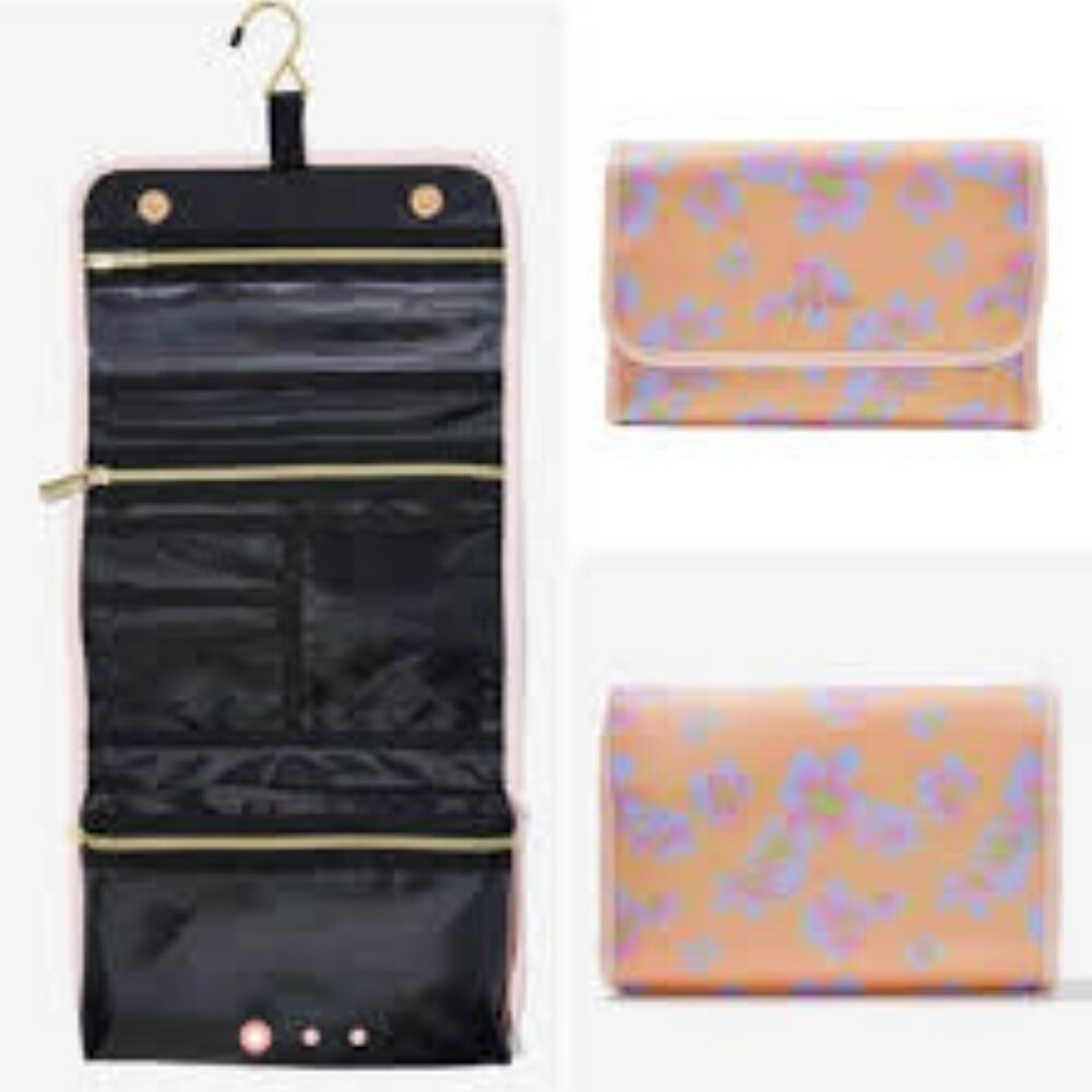 Nine West Hanging Travel Organizer Makeup Organizer - Floral
